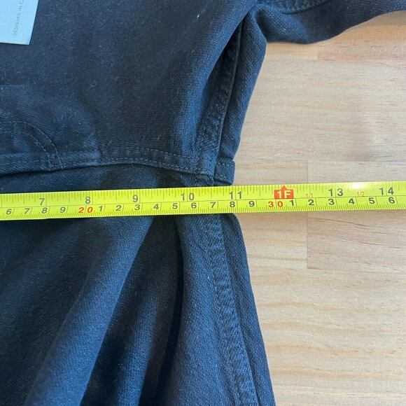 Boyish THE MIKEY High Waist Wide Leg Jeans Sz 26 in BLACK BEAUTY - Picture 10 of 11